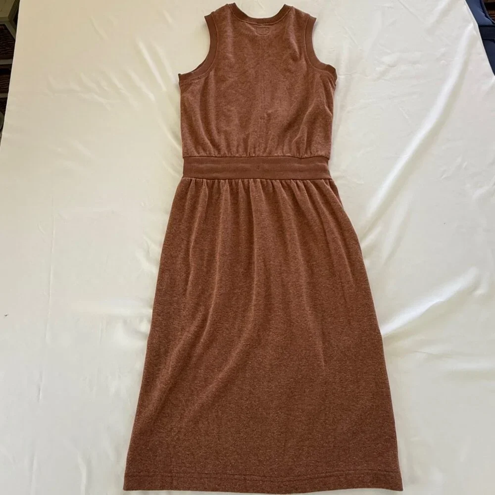 Prana Terry Hemp Blend Cozy Up Beach Hopper‎ Sleeveless Dress Size XS - Picture 5 of 6